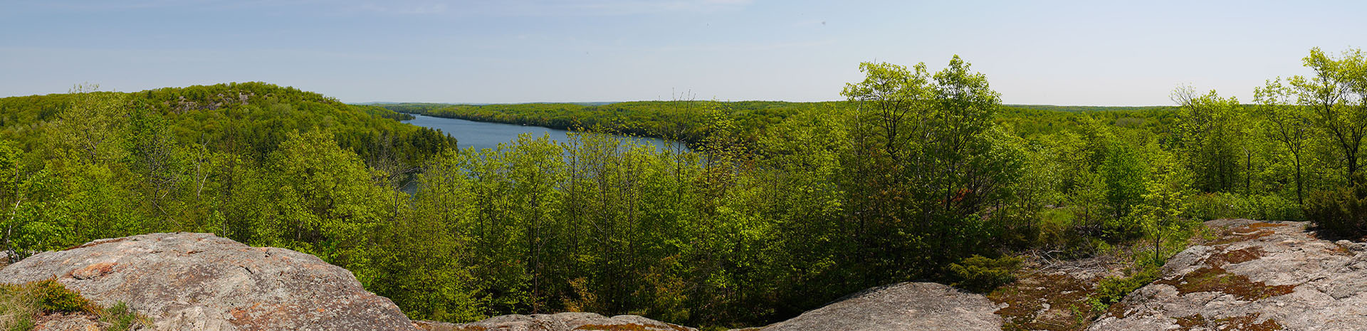 The view of Canonto Lake